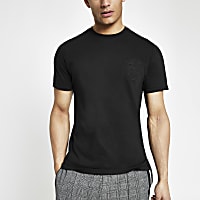 Black Prolific slim fit T-shirt