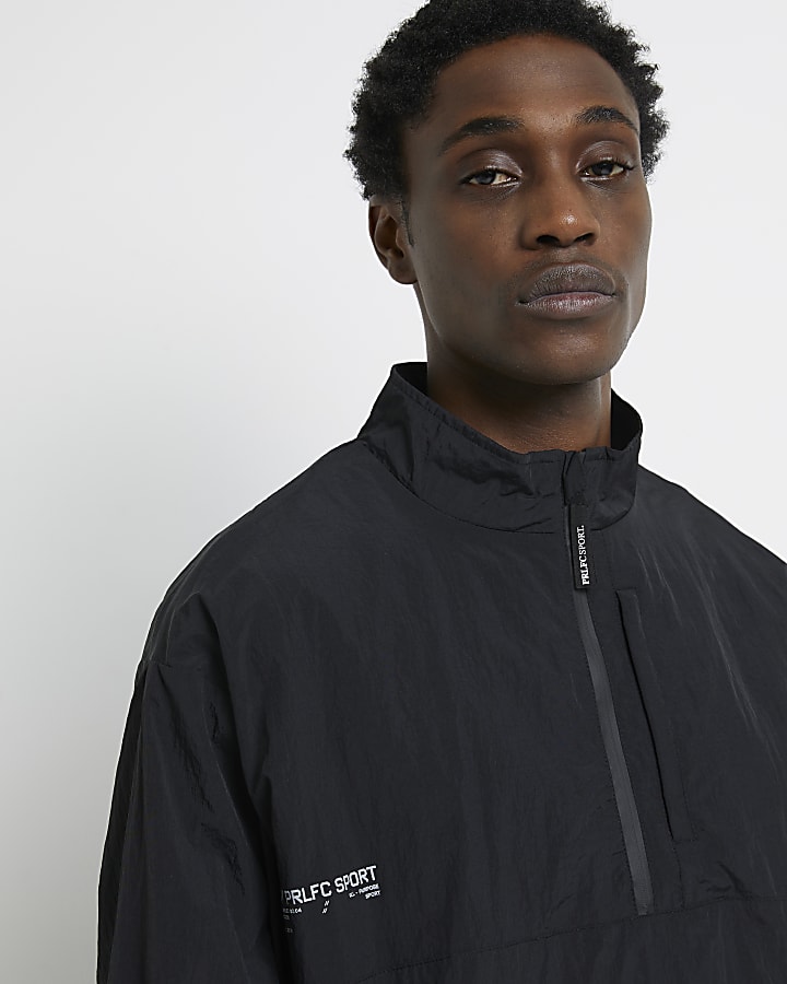 Black Prolific sport Funnel neck jacket