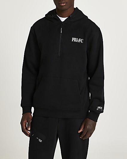 Black Prolific sport oversized fit hoodie