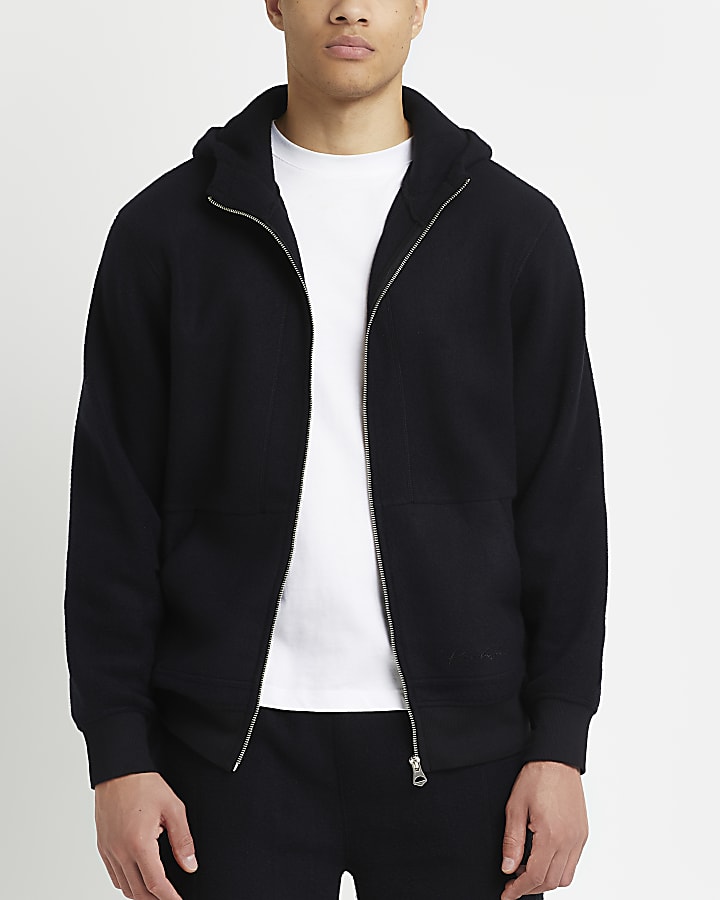 Black Prolific sport regular fit hoodie