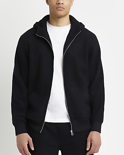 Black Prolific sport regular fit hoodie