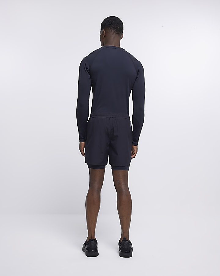 Black prolific sport shorts