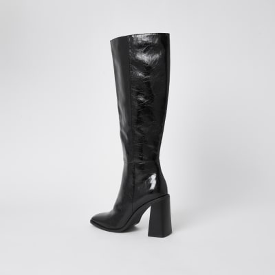 river island girls knee high boots