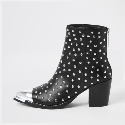river island studded boots