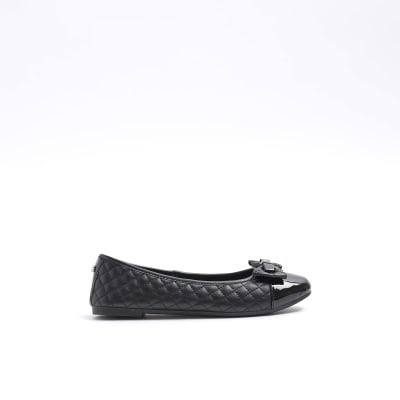 Black pumps river island clearance