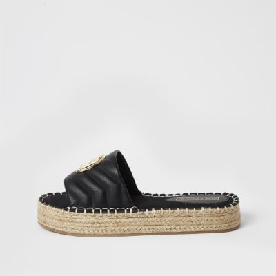 slip on espadrille sandals