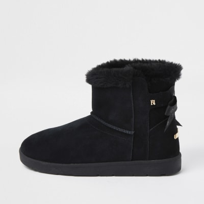 river island fur lined boots