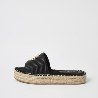 river island black espadrilles