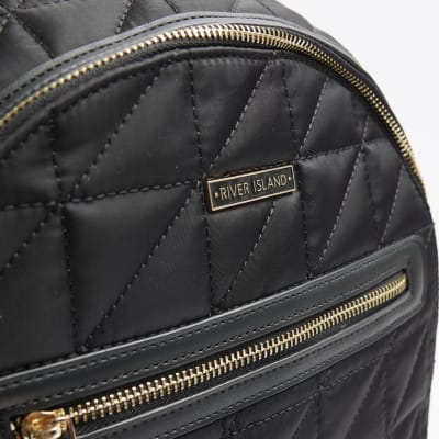 River island black quilted bag clearance
