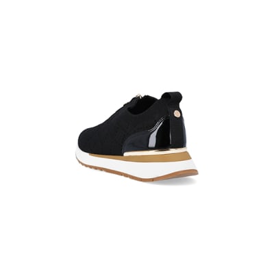 River island store ladies black trainers