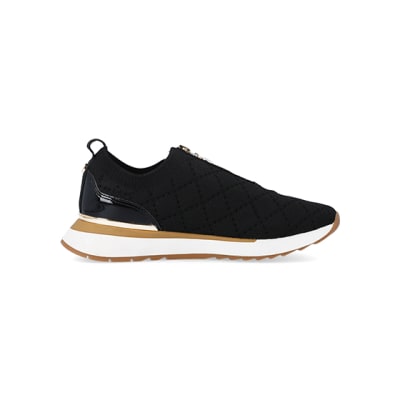 River island cheap black trainers