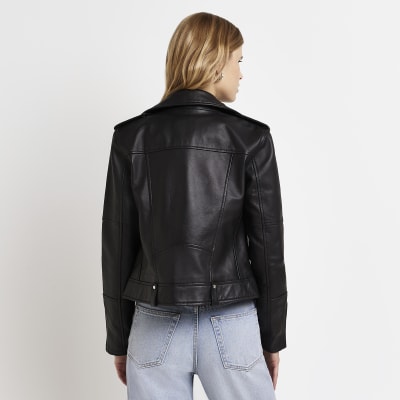 River island store leather biker jacket