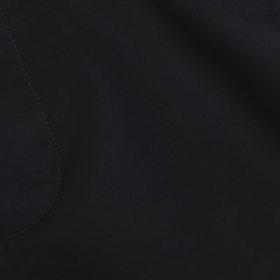 Black regular fit belted chino shorts