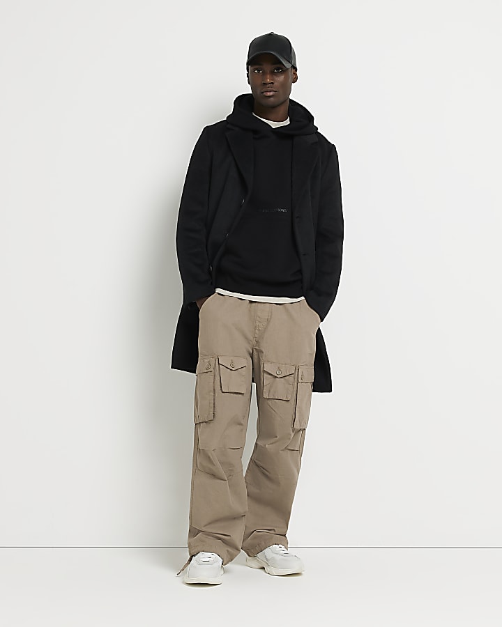 Black Regular fit Blanc Editions hoodie
