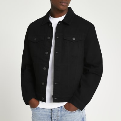 River Island hooded denim jacket