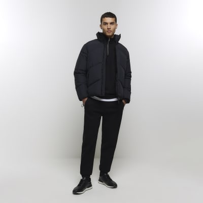 River island mens puffer hot sale jacket