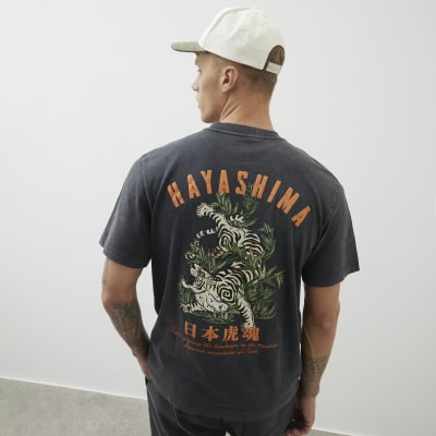 Black Regular Fit Hayashima T-Shirt