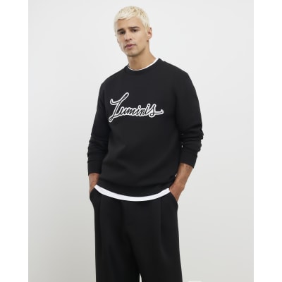 Black Regular Fit Luminus Premium Sweatshirt