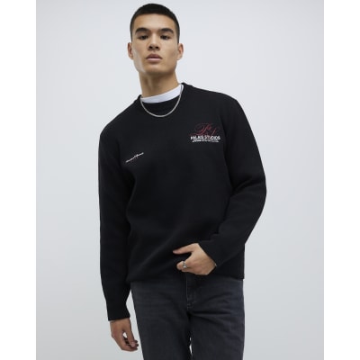 Black Regular Fit Palais Studio Sweatshirt