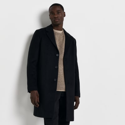 river island camel coat mens