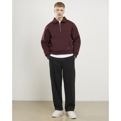Black Relaxed Fit Trousers