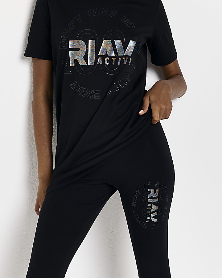 Black Ri Active bum sculpt leggings