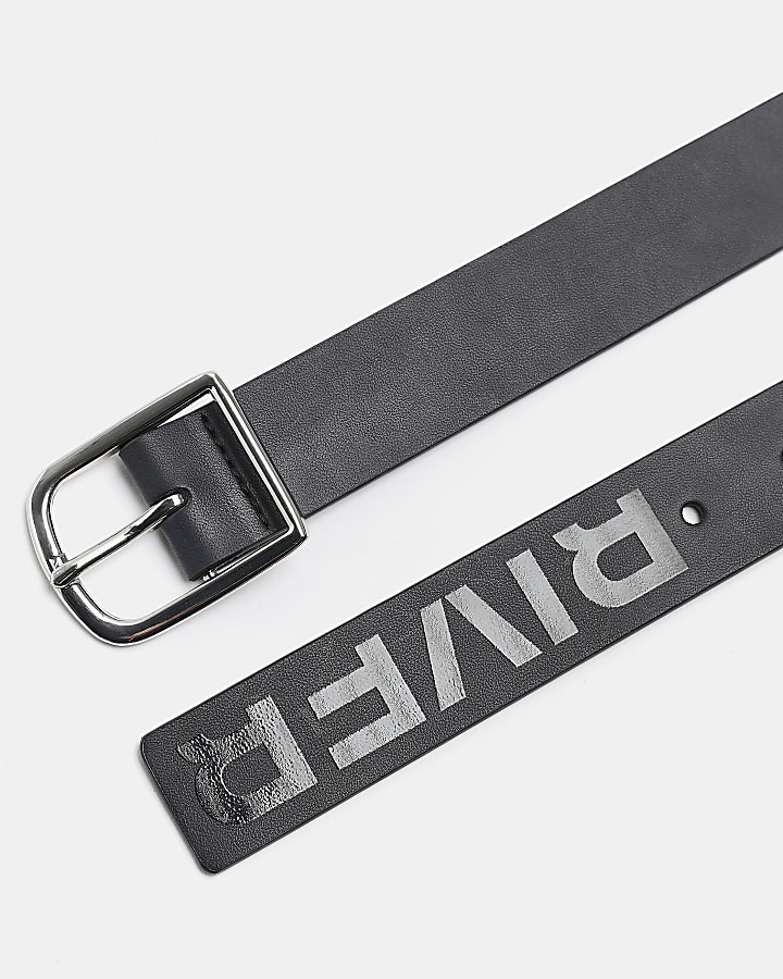 Black RI branded belt