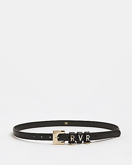 Black RI branded belt