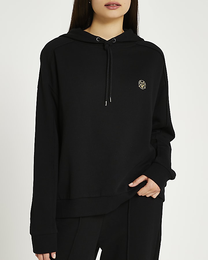Black RI branded hoodie