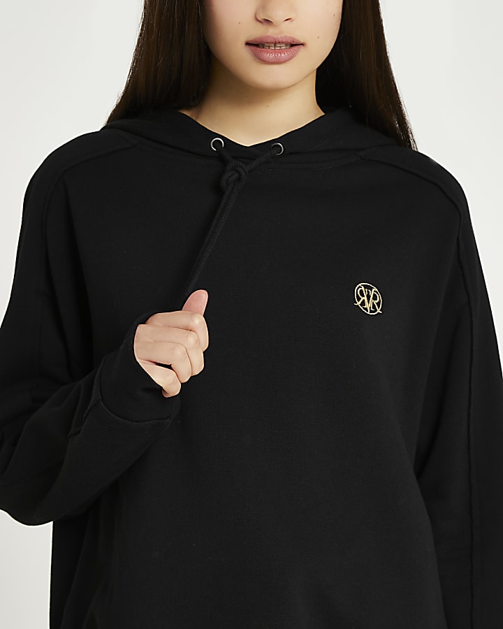 Black RI branded hoodie