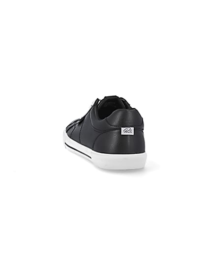 360 degree animation of product Black RI branded lace up trainers frame-8