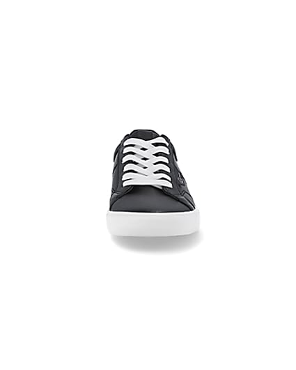 360 degree animation of product Black RI branded lace up trainers frame-21