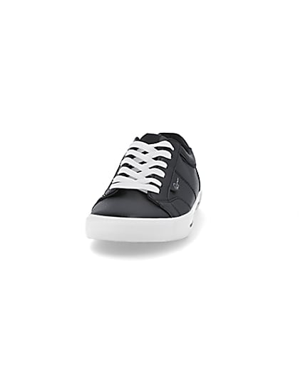 360 degree animation of product Black RI branded lace up trainers frame-22