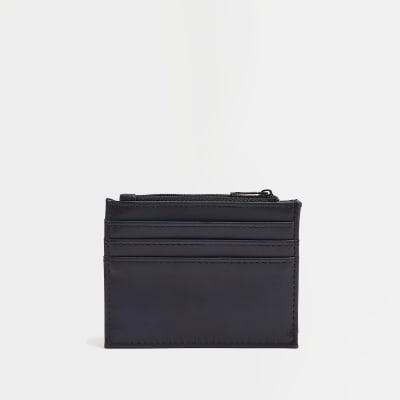 Black RI branded zip pocket card holder