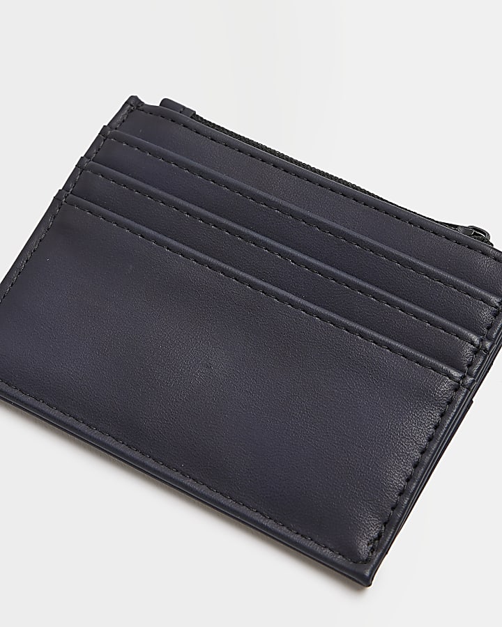 Black RI branded zip pocket card holder