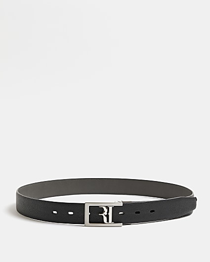 Black Ri Buckle Reversible Belt