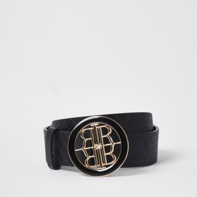 Black RI circle belt