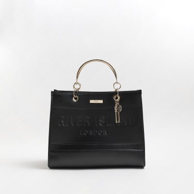 River Island Ri Tote Bag in Black