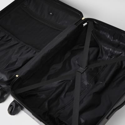 black medium suitcase