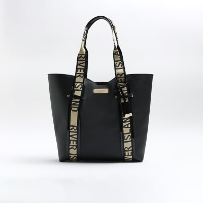 Black Ri Handle Shopper Bag 753582 Main?$ProductImagePortraitMedium$