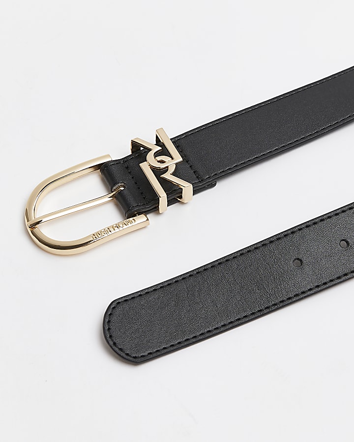 Black RI hardware belt
