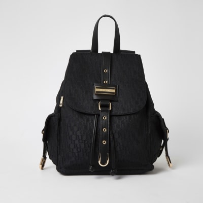 black backpack river island