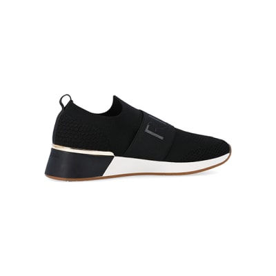 River island best sale black trainers