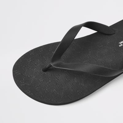 river island mens flip flops