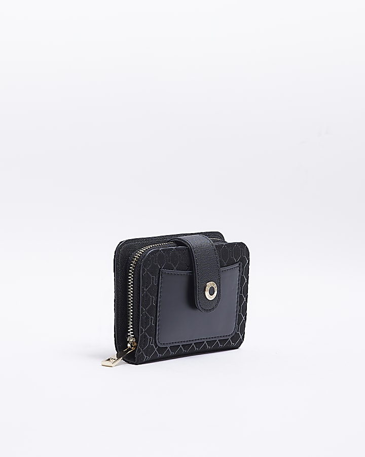 Black RI monogram purse