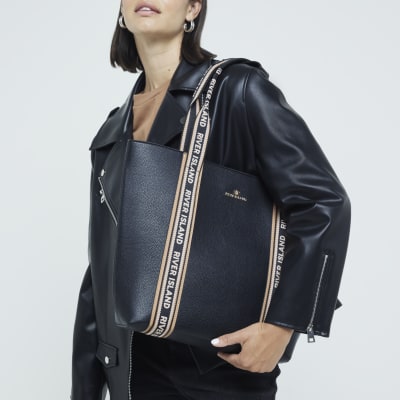 River island monogram shopper bag deals