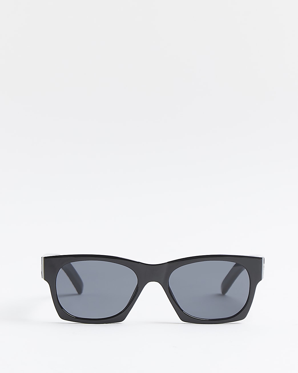 Black RI monogram square frame sunglasses