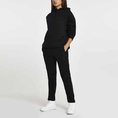 Black RI ONE signature joggers