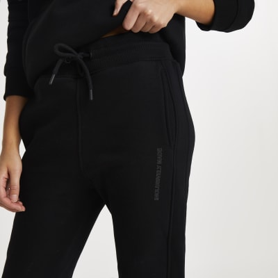 Black RI ONE signature joggers