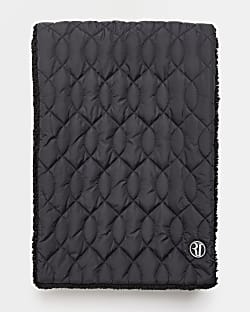 Black RI Quilted Scarf